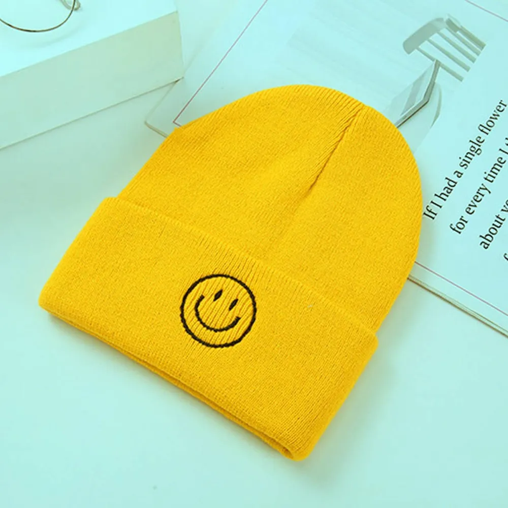Knit Embroidered Beanie