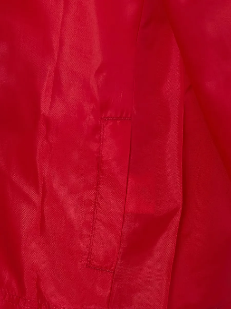 Red Shower Proof School Pac A Mac Jacket