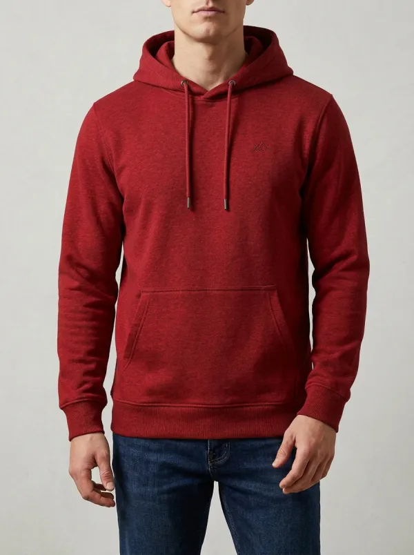 Everyday Mountain Graphic Minimalist Casual Look Men's Hoodie
