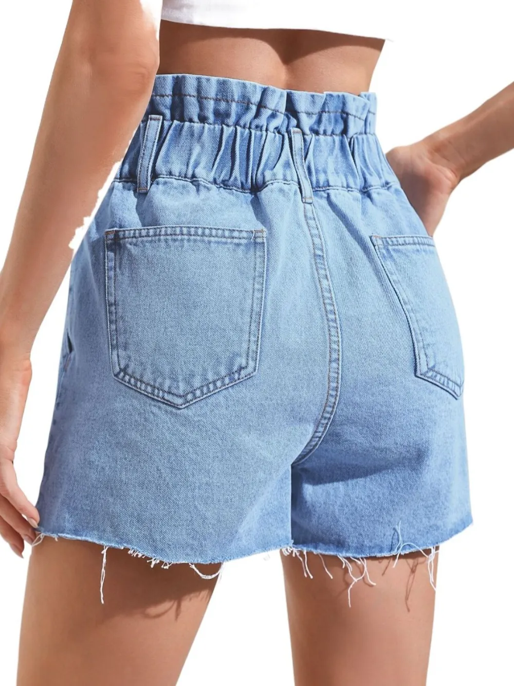 Denim Shorts Pocket Pants