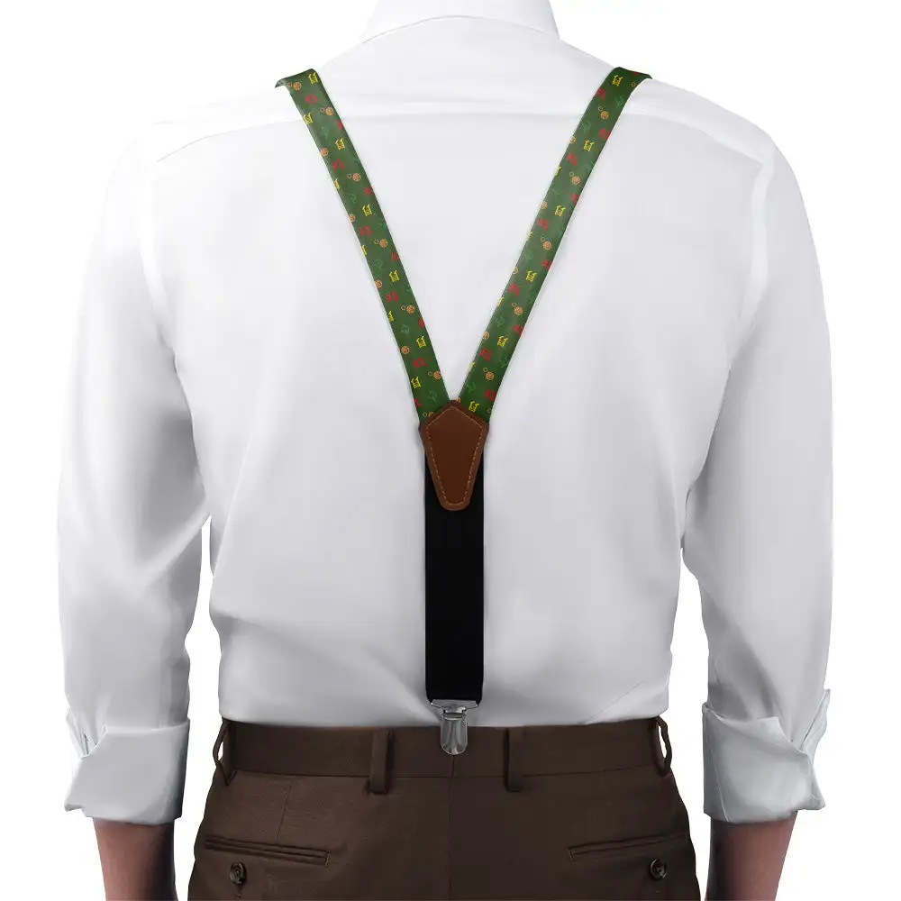 Lawn Games With Friends Theme Suspenders