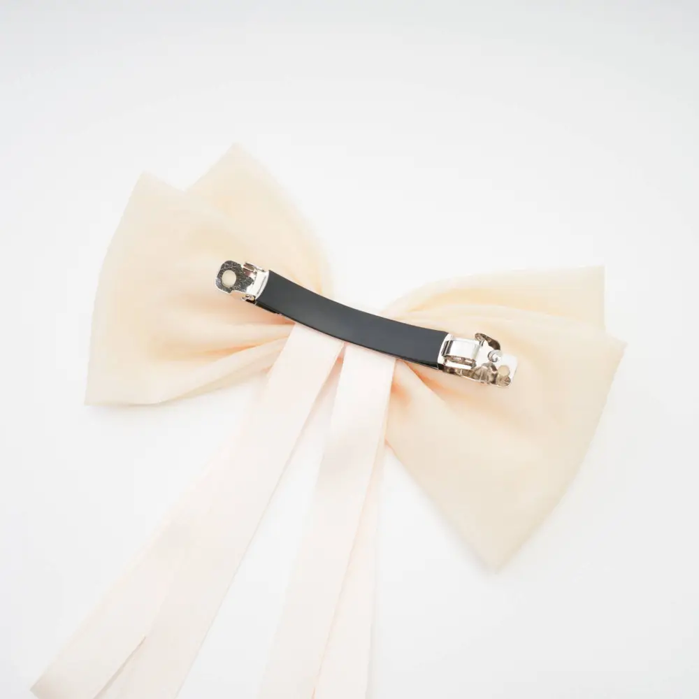 neutrals hair-bow clip