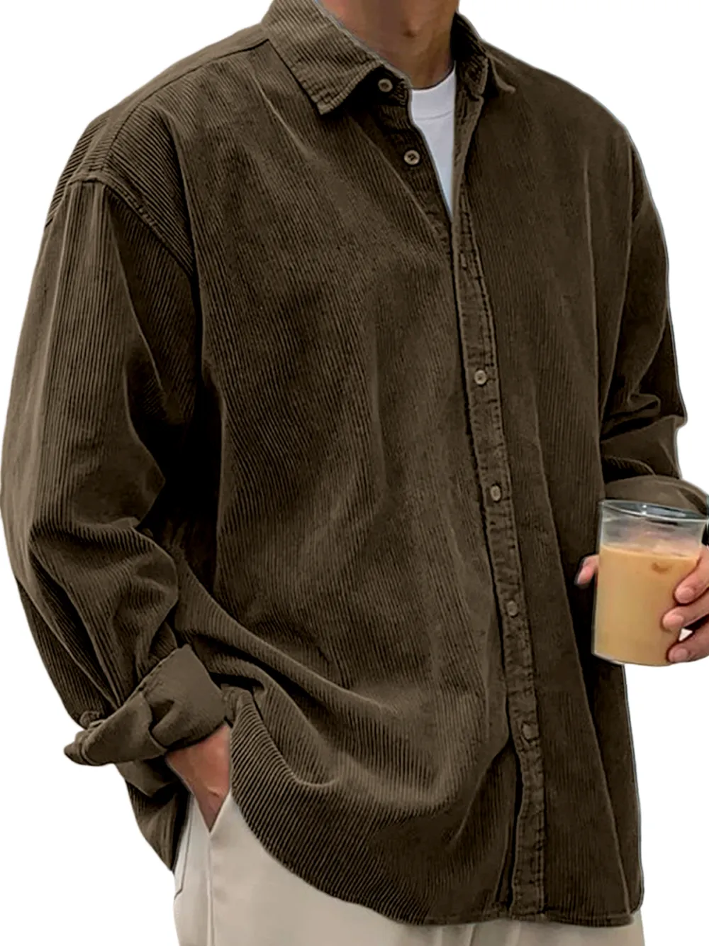 Everyday Corduroy Long Sleeve Shirt