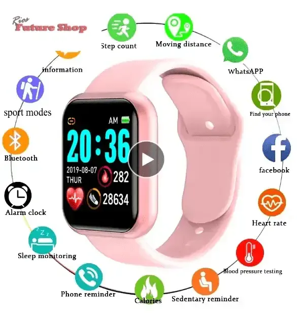 Multifunctional Smart Watch for Men & Women | Fitness & Notifications