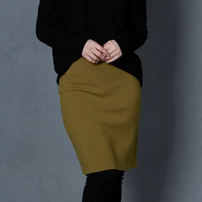 Close Fit Knit Midi Skirt