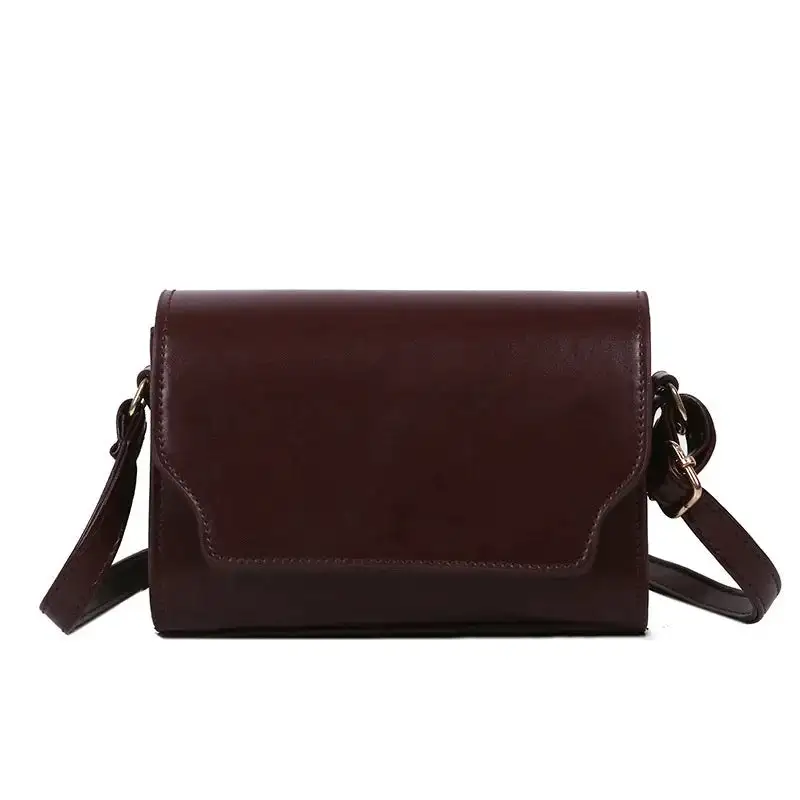 Refined Leather: Mini Leather Messenger Bag