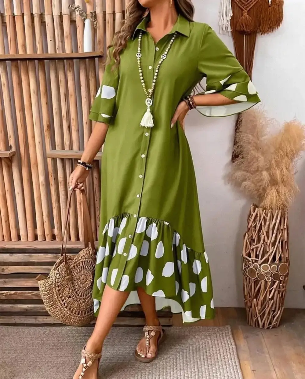 Julia Relaxed Flow Shirt Dress