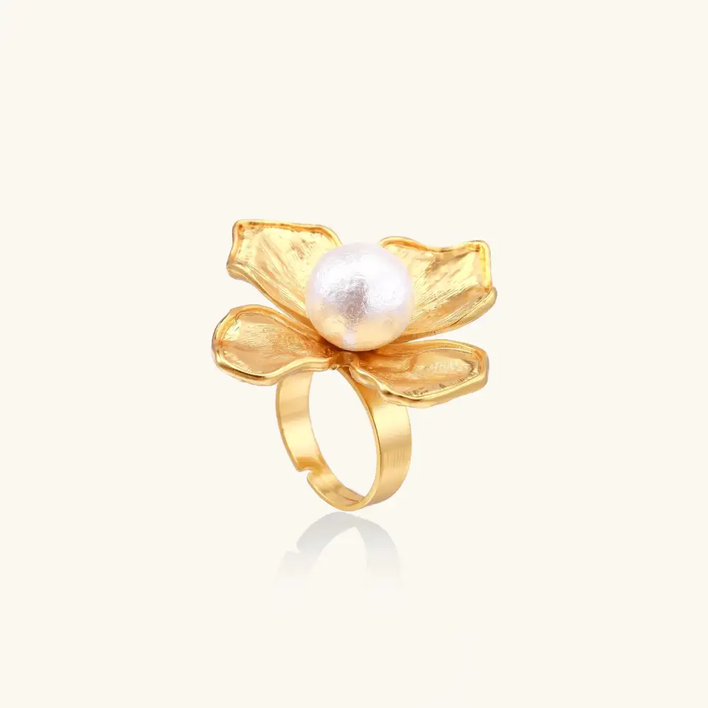 Blooming Pearl Ring