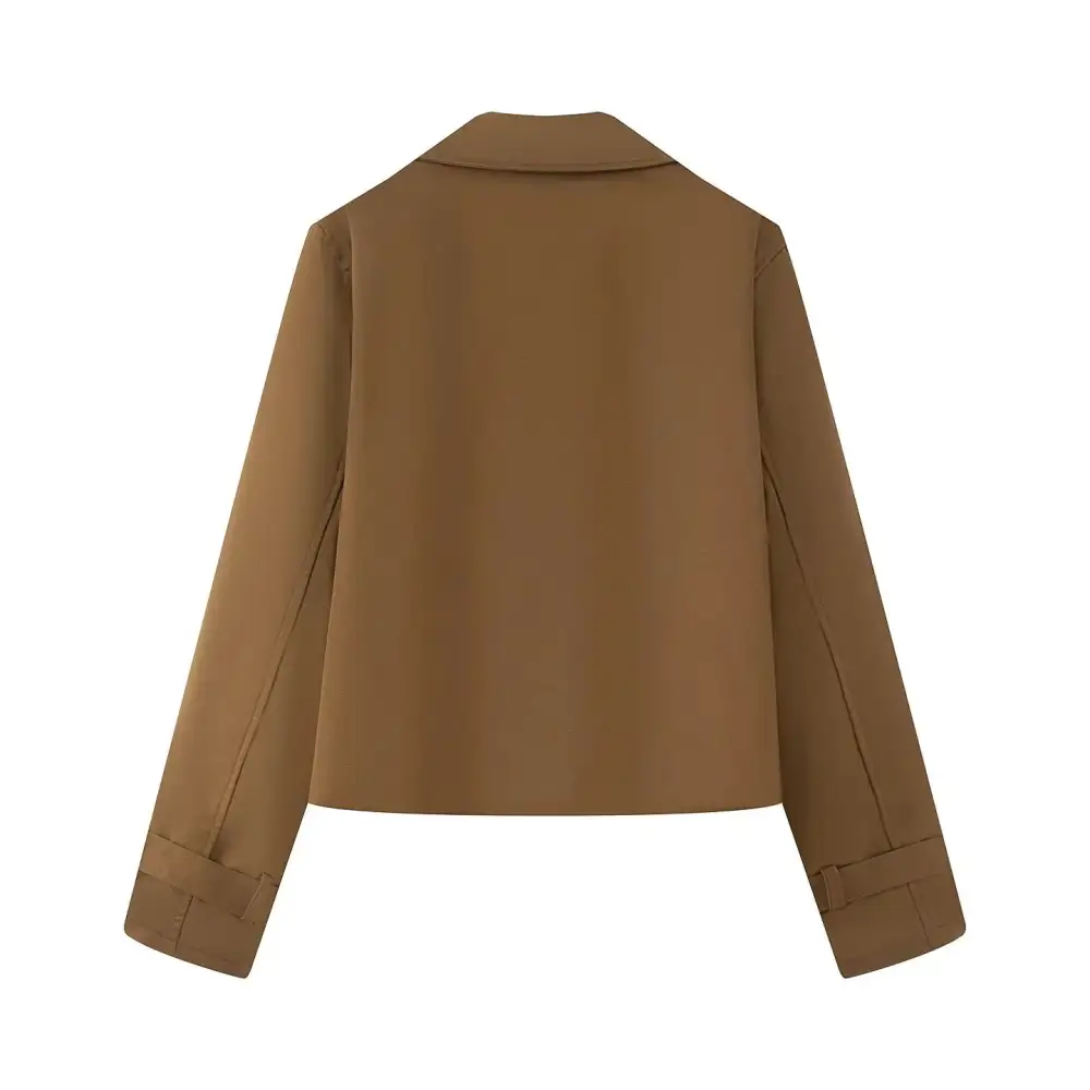 Versatile Lapel Collar Trench Coat
