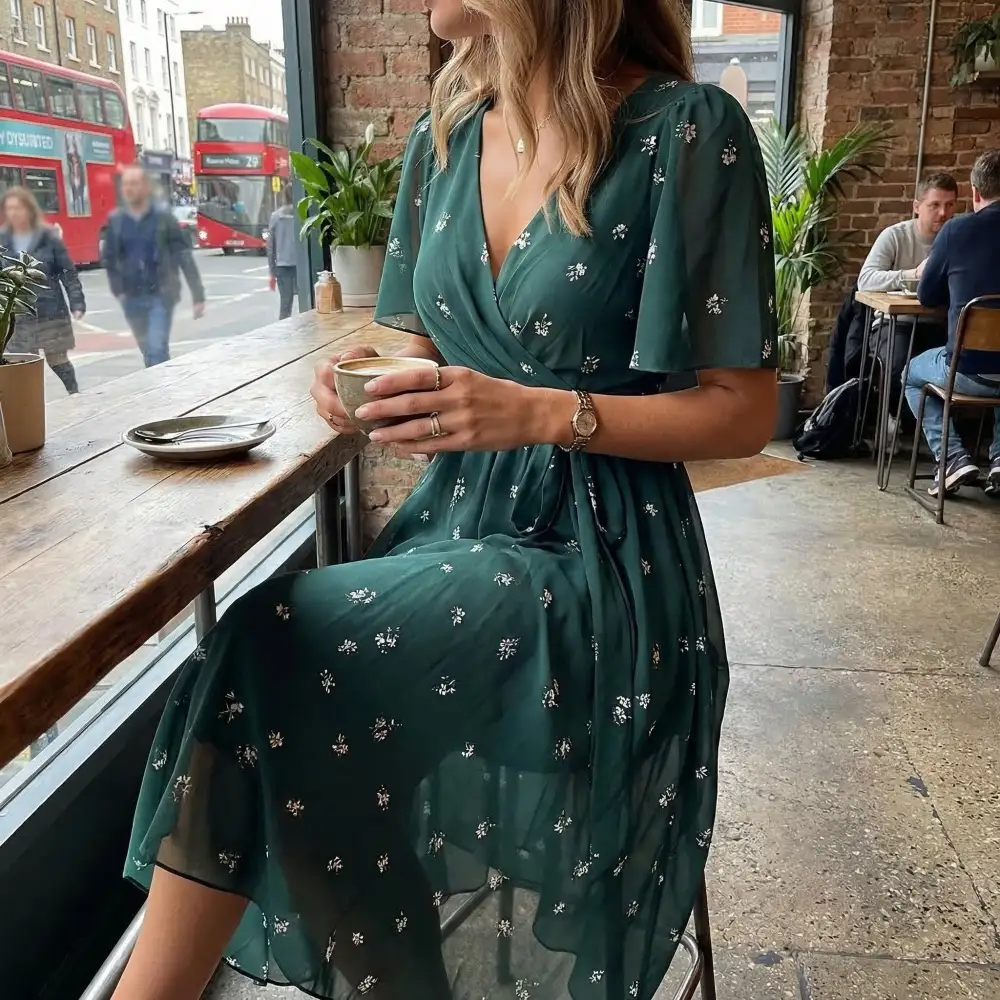  Flowy Soft Polished Dress