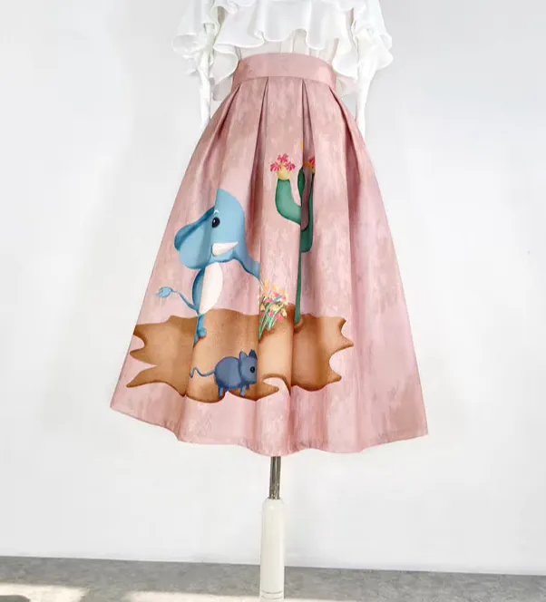 Easy Comfort Everyday Casual Polyester Skirt