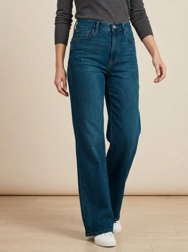 High-Rise Denim Casual Denim Jeans