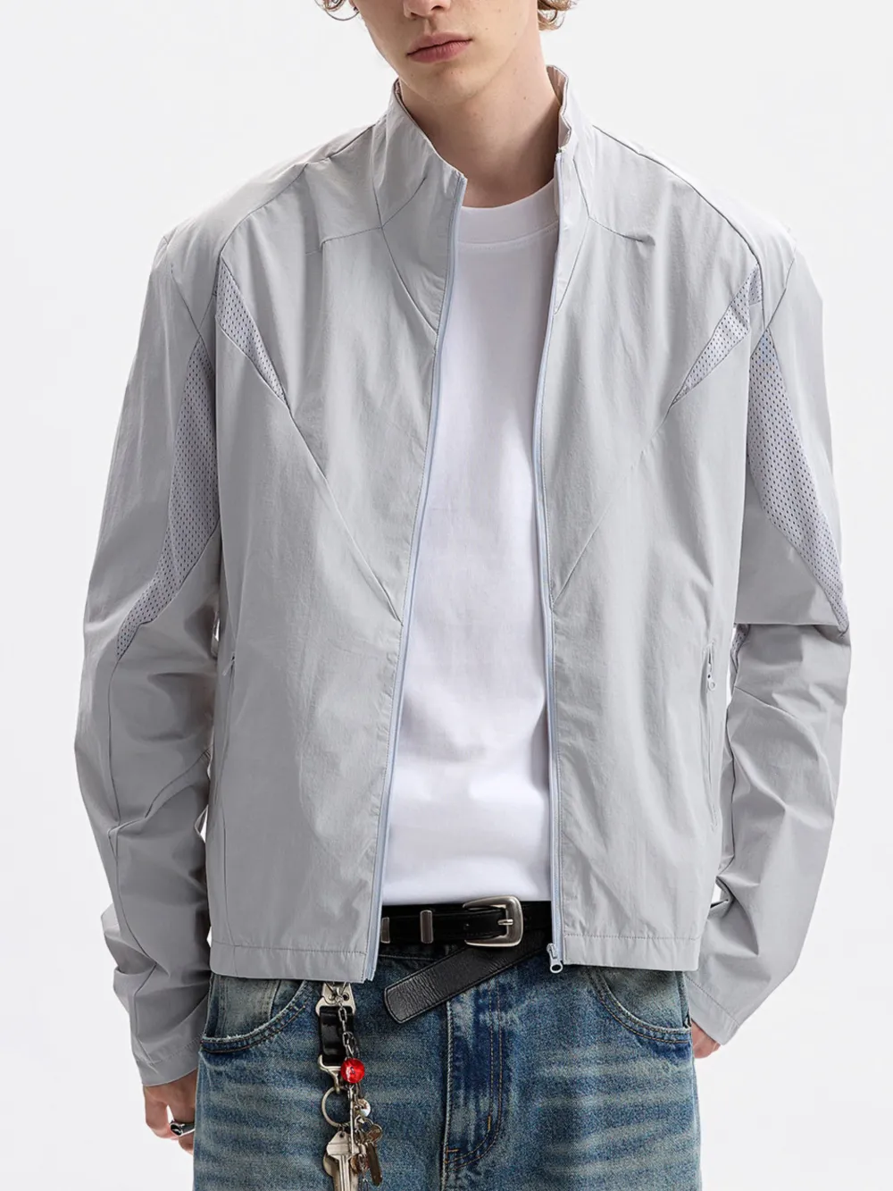 Lightweight Breathable Stand Collar Sun Protection Jacket