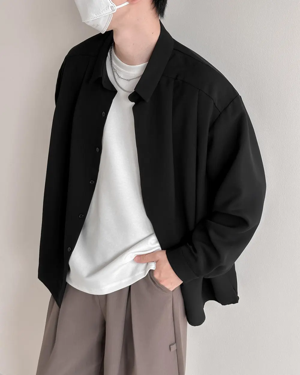 Solid Smart Office Long Sleeve Shirt