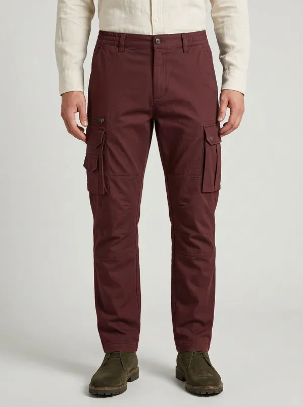 Men's Outdoor Tactical Multi-Pocket Grey Cargo Pants