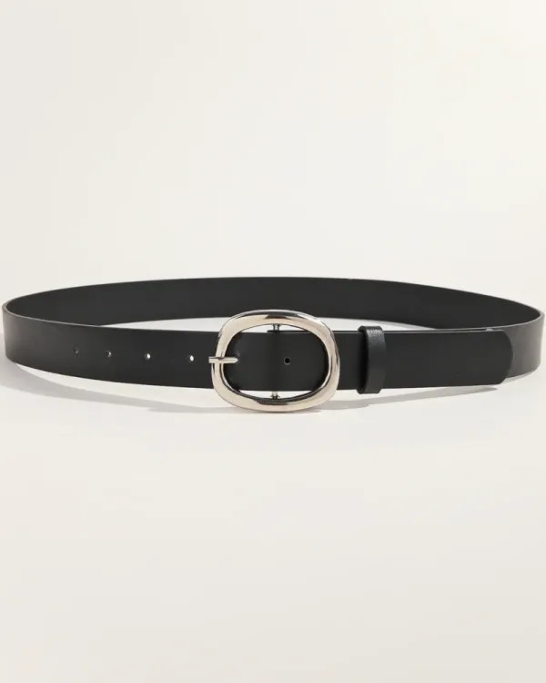 Oval Buckle Women's Belt