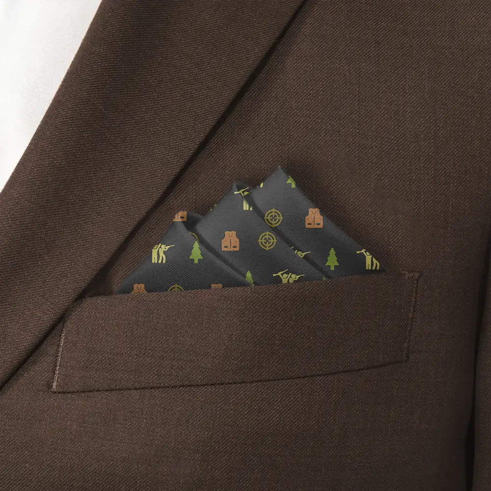 Graceful Distinctive Novelty Hobby Motif Pocket Square