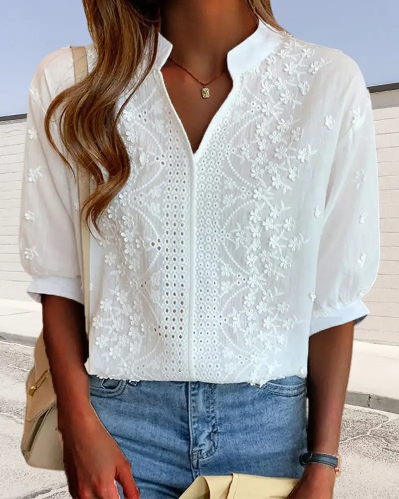  Puff Sleeve Blouse