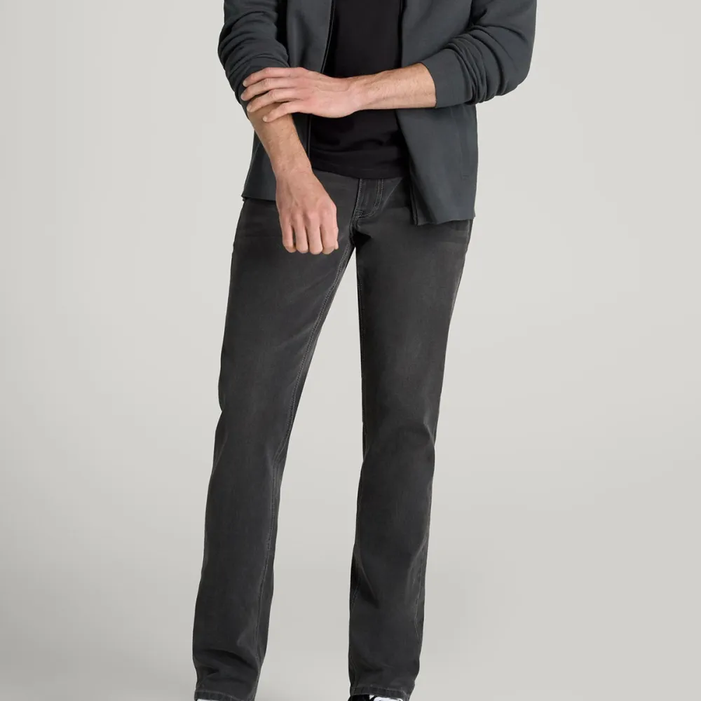 Men's Tapered Fleece Cotton Jeans
