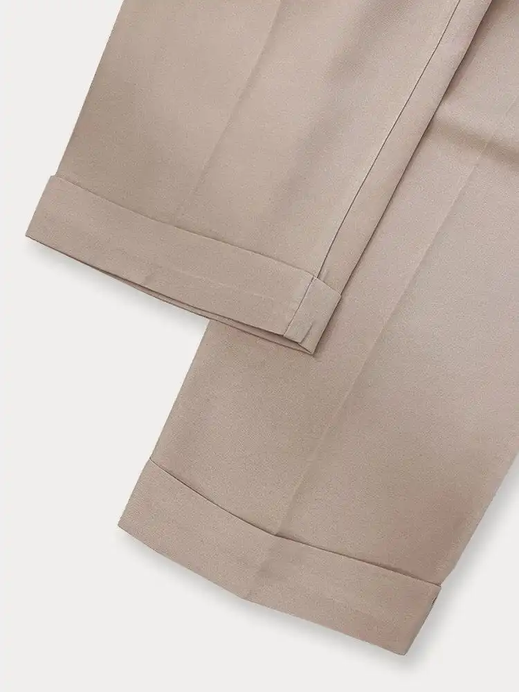 Relaxed Cargo Pocket Dress Pants
