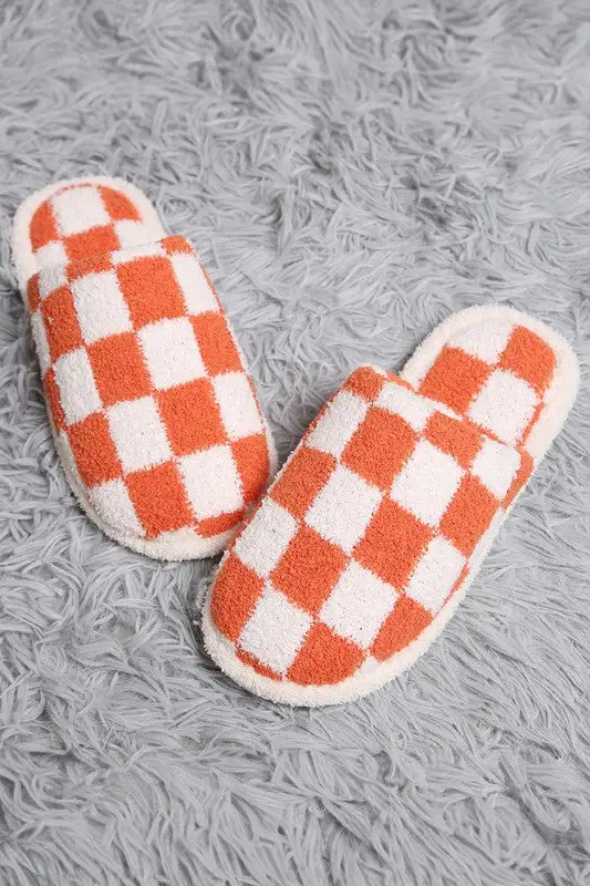 Checkerboard Women's Casual Slippers
