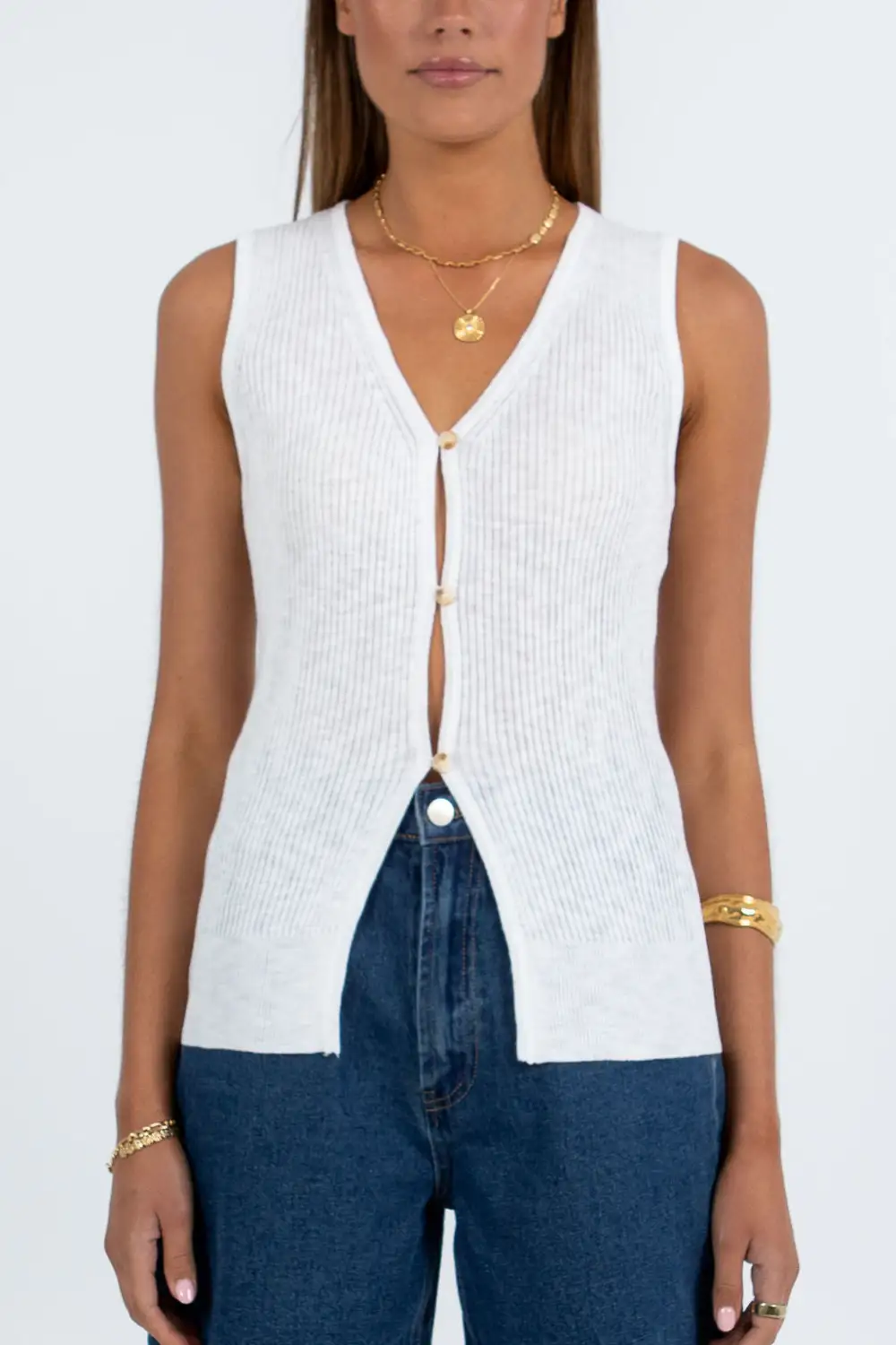 Soft Texture Everyday Sleeveless Tank Top