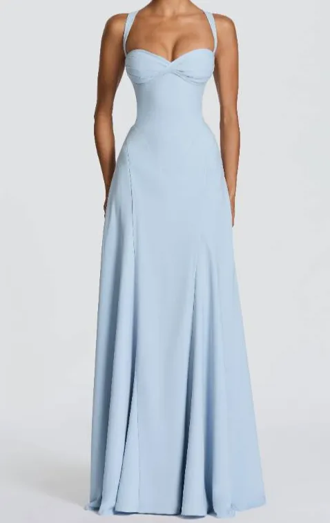 Sling A Line Maxi Dress