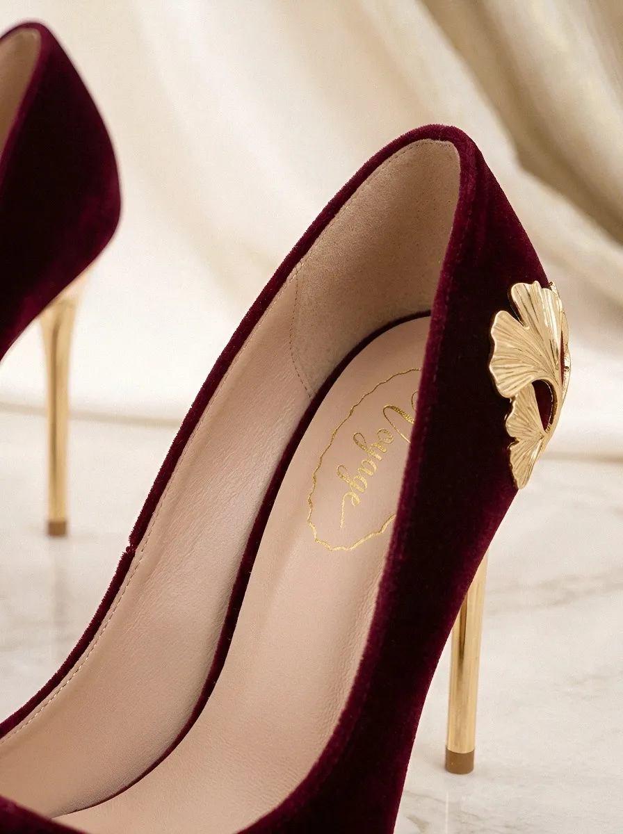 Everyday Metallic-Look Women's Formal High Heels