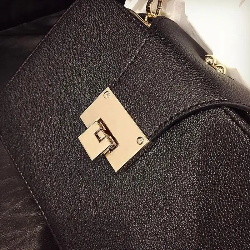 Sleek Women's PU Shoulder Bag Messenger Clutch Small