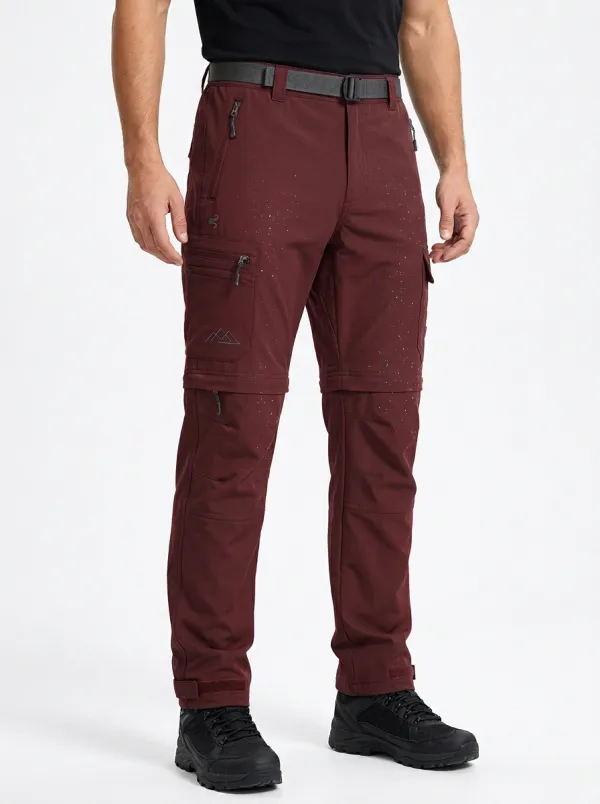 Men's Expedition Adventure Mountain Graphic Waterproof Zip Tactical Cargo Pants