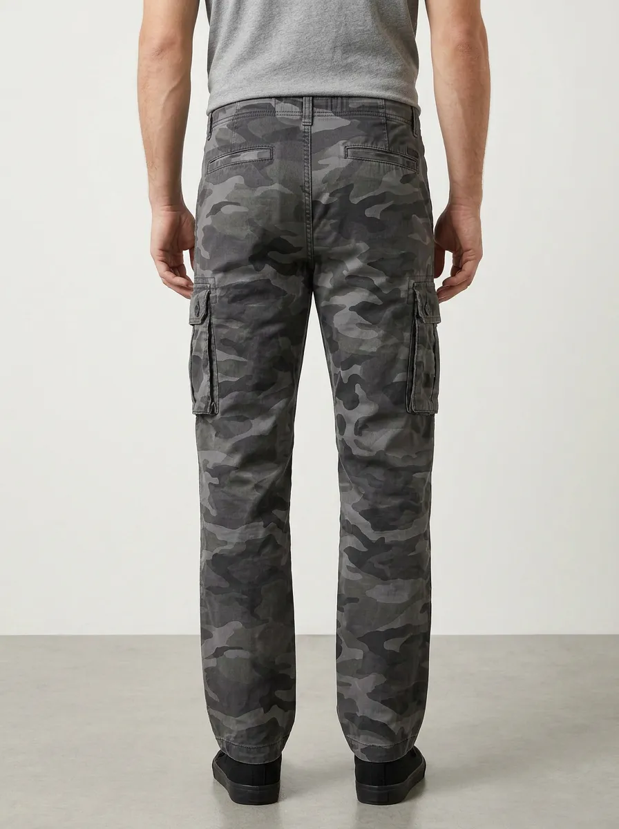 Men's Field Streetwear Camouflage Cargo Pants