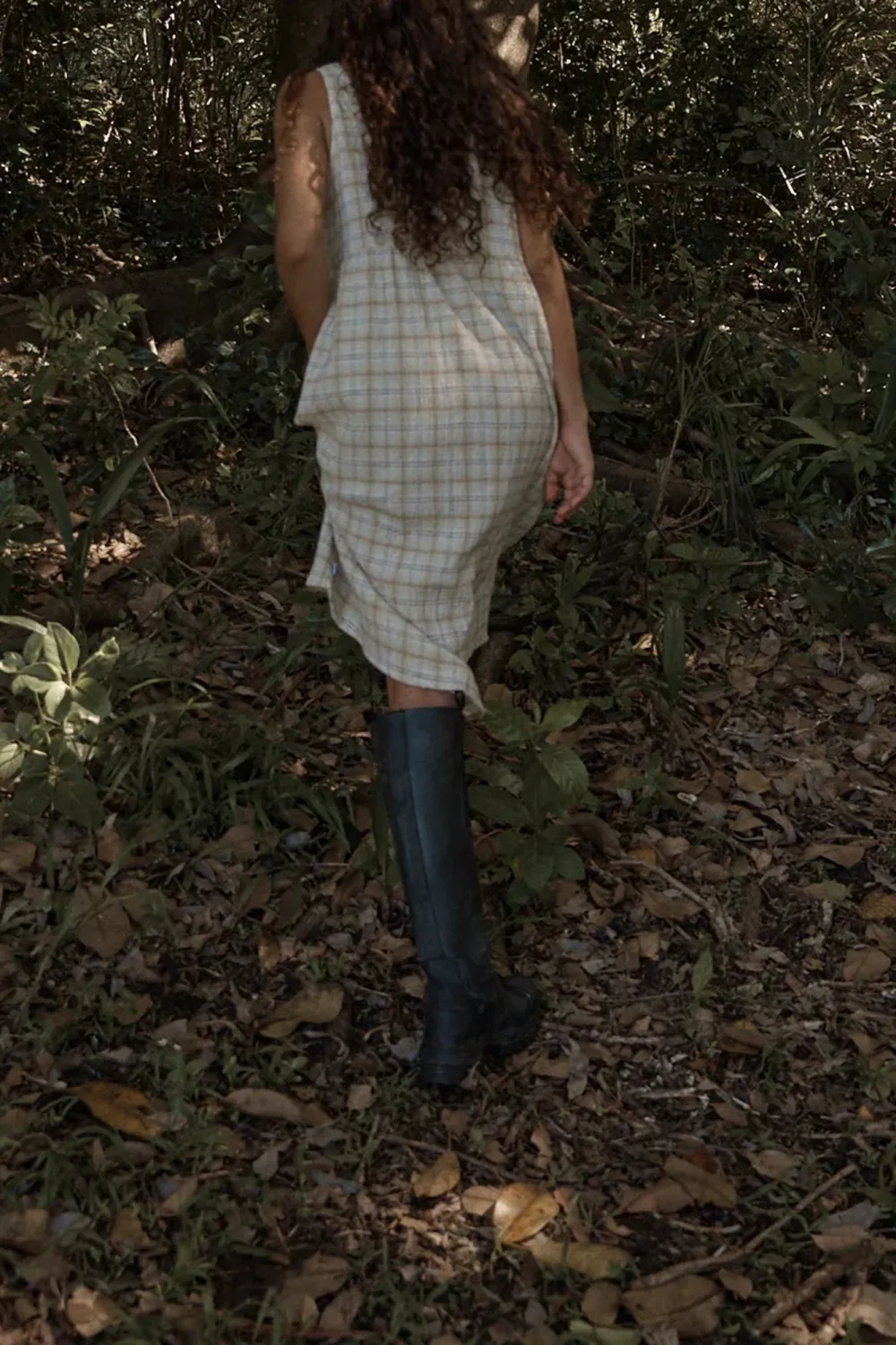 Daily Loose Simple Plaid Dresses