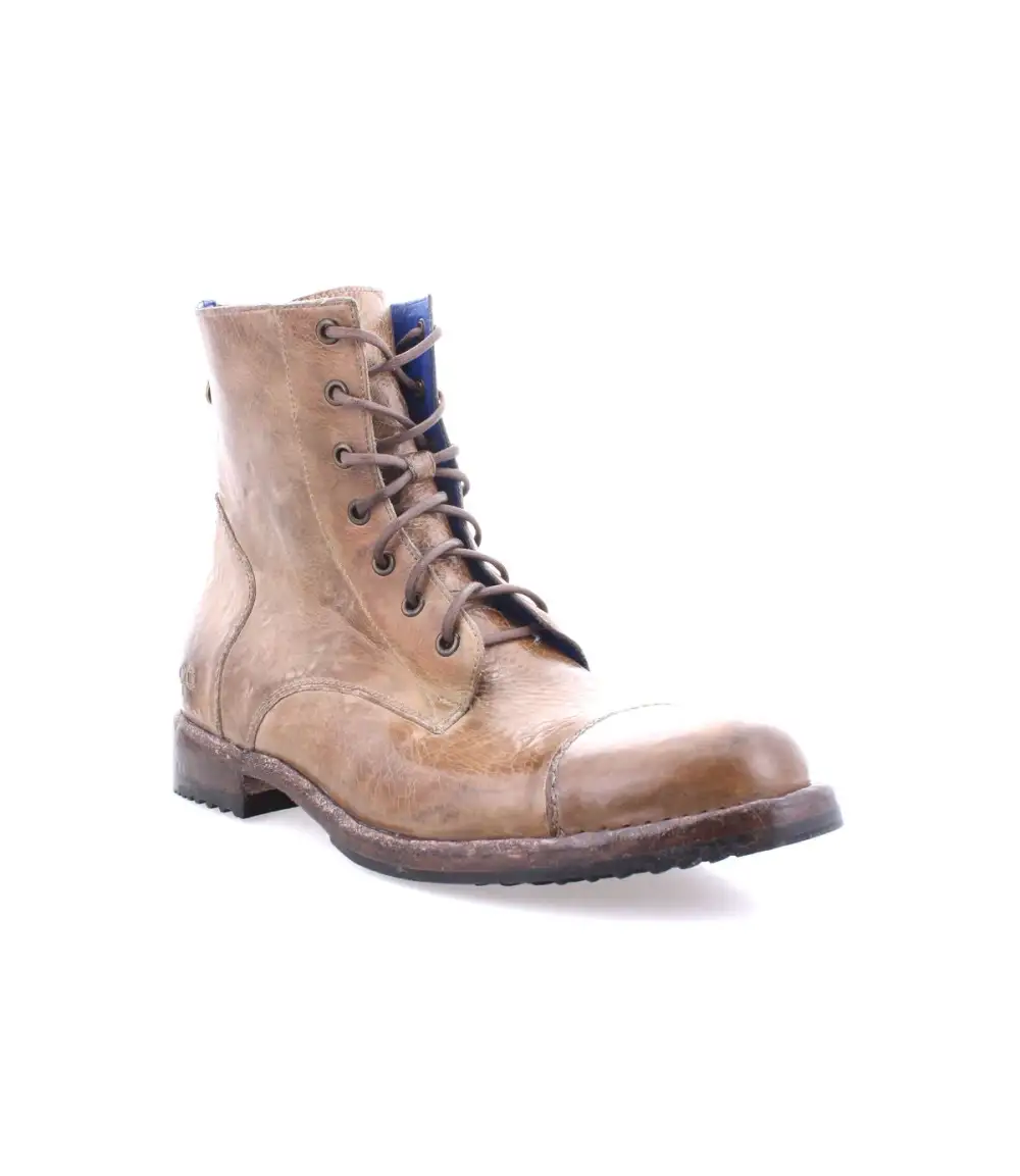Back Zip Welted Rugged Heritage Ankle Boots