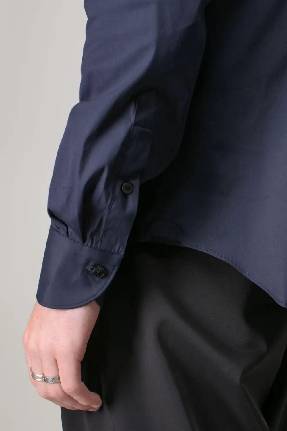 Contemporary Boxy Fit Collared Shirt