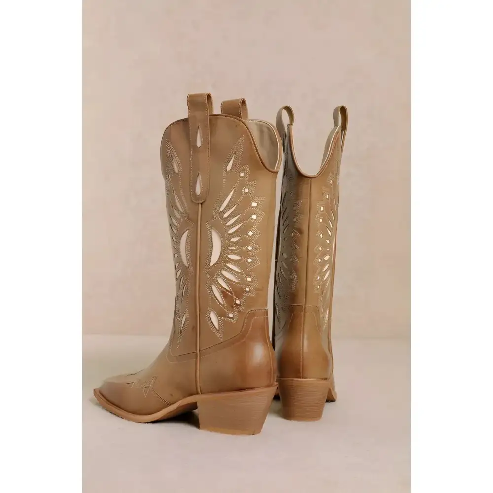 Britany Cut Out Western Boot