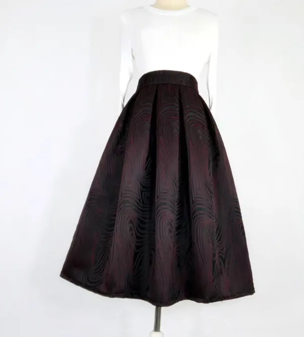 Gentle Street Everyday Casual Embroidered Skirt