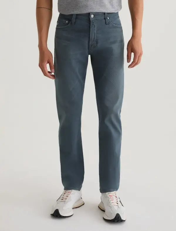 Men's Modern Slim Zip Fly Sulfur Dyed Jeans