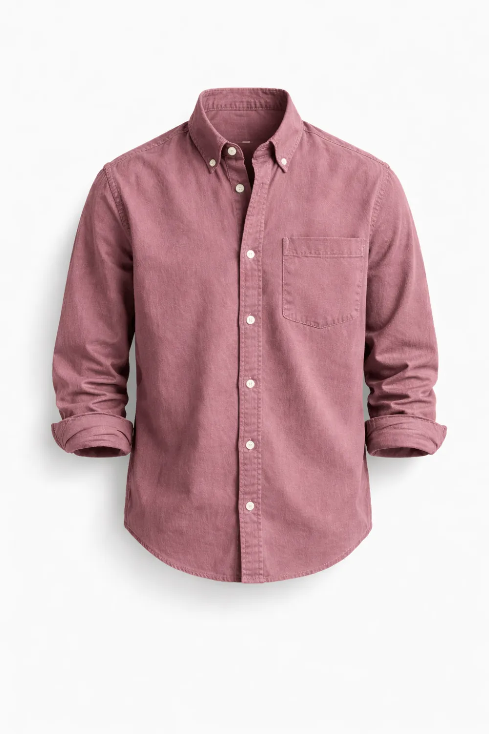 Refined Chest Pocket Classic Long Sleeve Shirt
