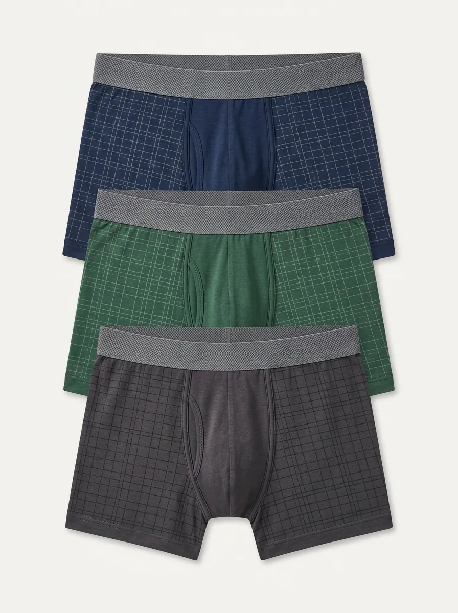 Outdoor-Inspired Three-Pack Boxer Briefs