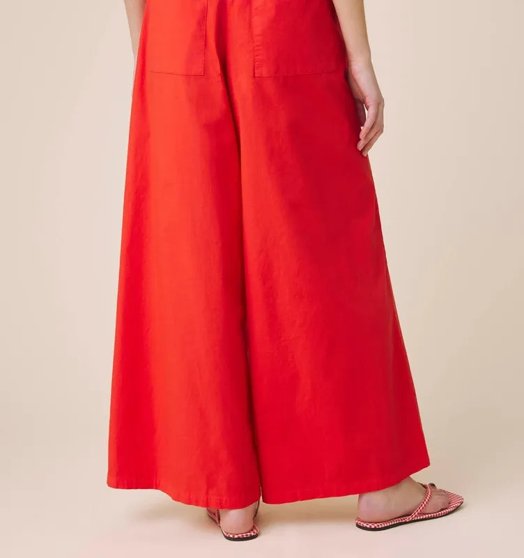 Casual Simple Poplin Pants
