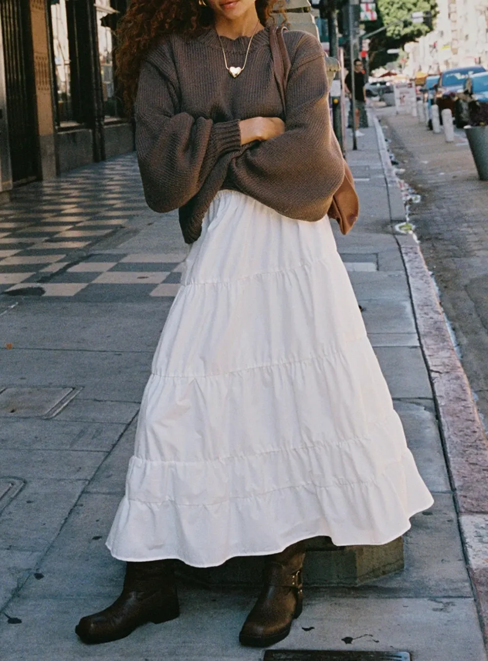 Tiered Maxi Skirt