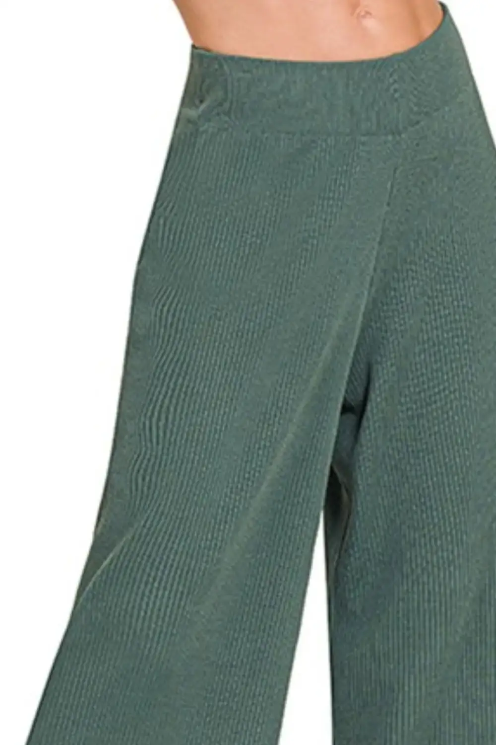 Viscose Ribbed Sweater Pants