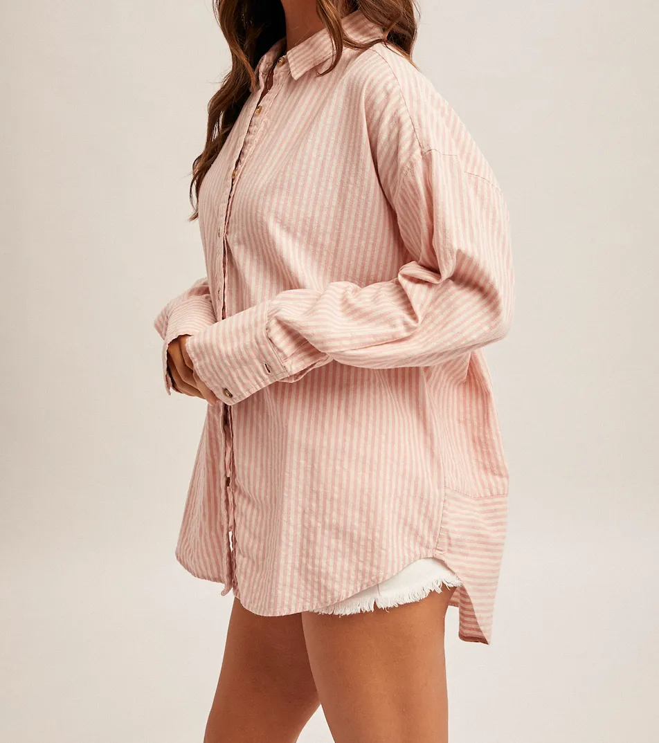 Long Sleeve Striped Shirt