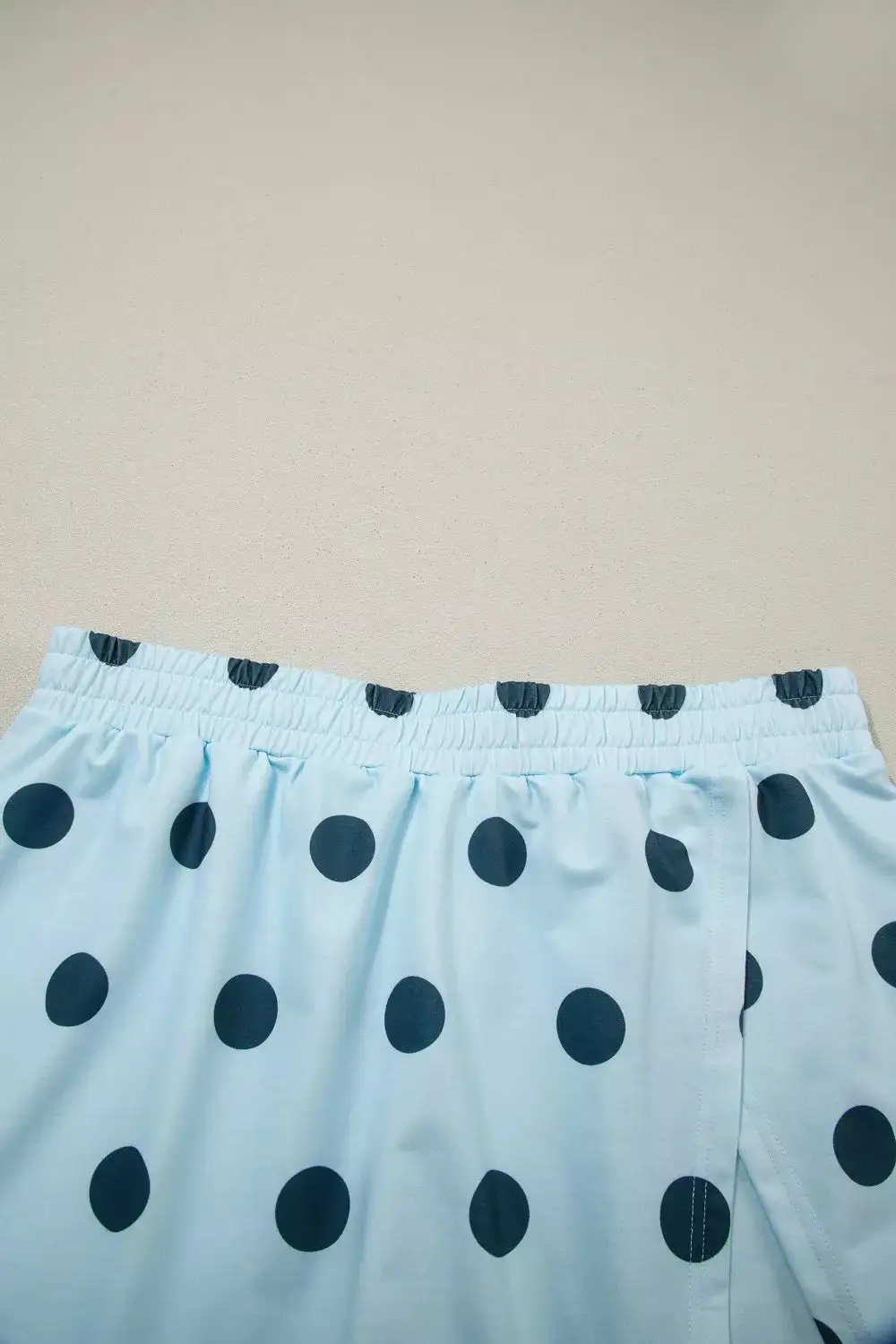 Polka Dot Sleeveless Top and Skort Casual Set