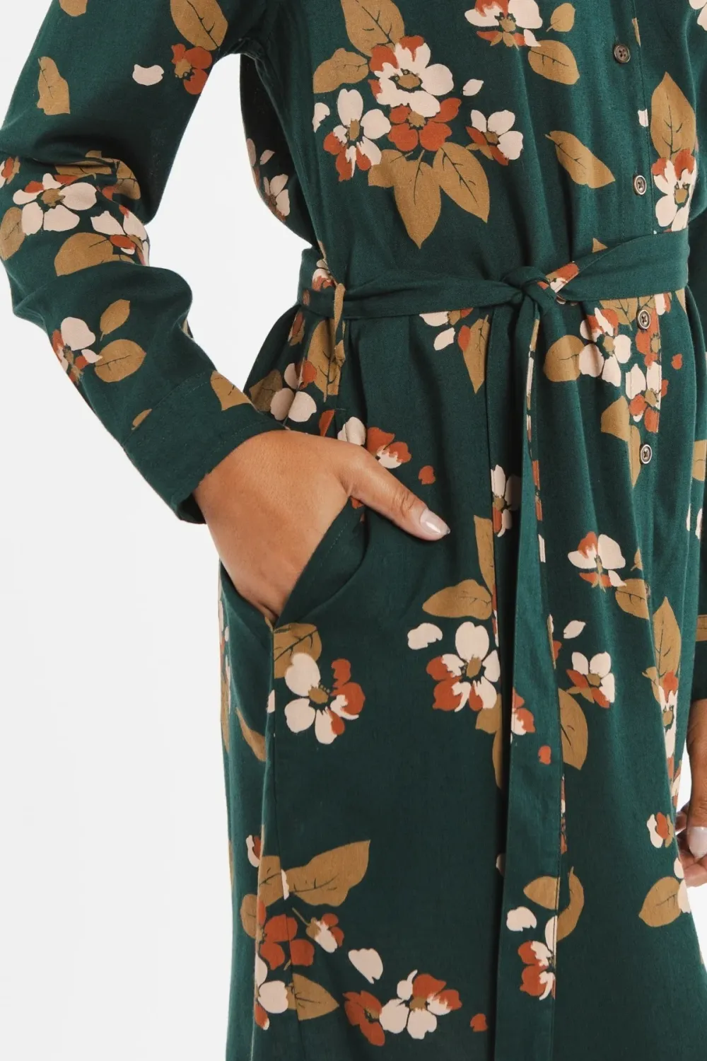 The V-Neck Shirt Dress