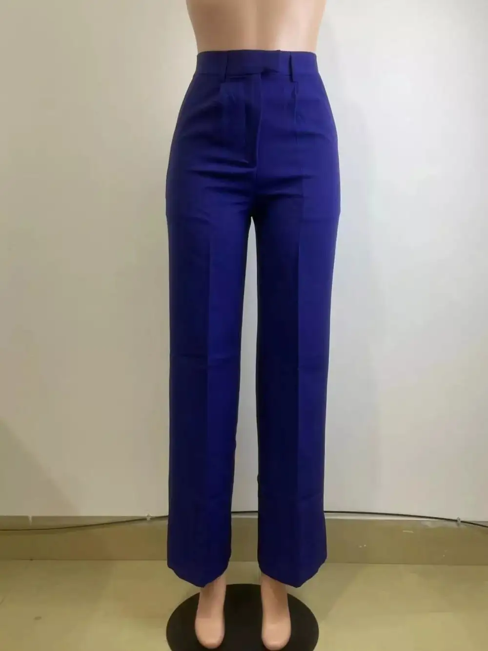 Refined High Waisted Wide Leg Pants