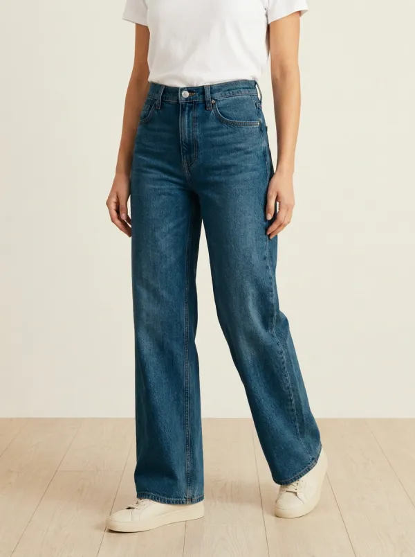 Washed Denim Jeans