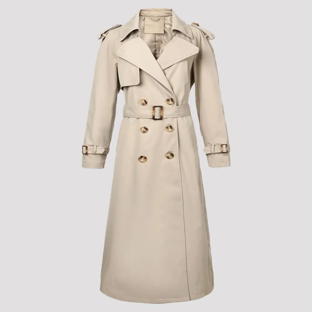 Refined Belted Trench Coat