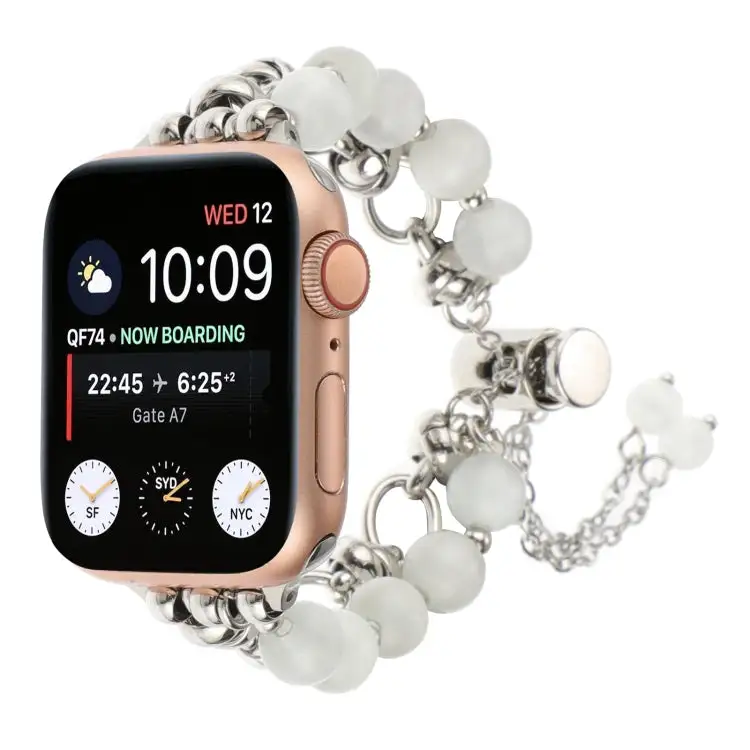 Day-To-Day Pearl-Detail Chain Bracelet Smartwatch Replacement Strap