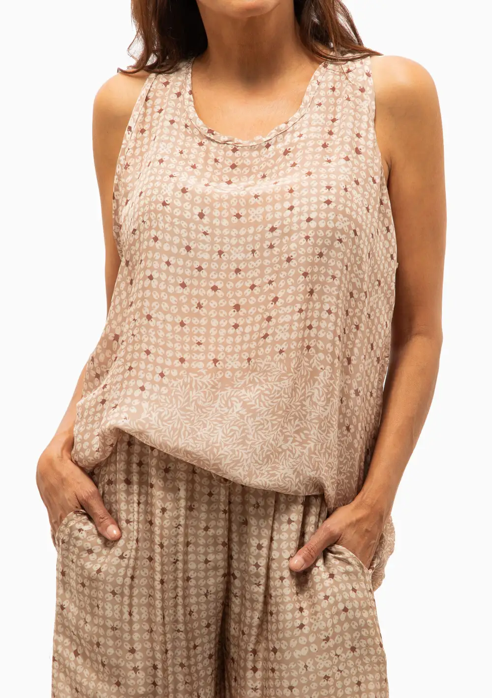 Floral Relaxed Tank Top